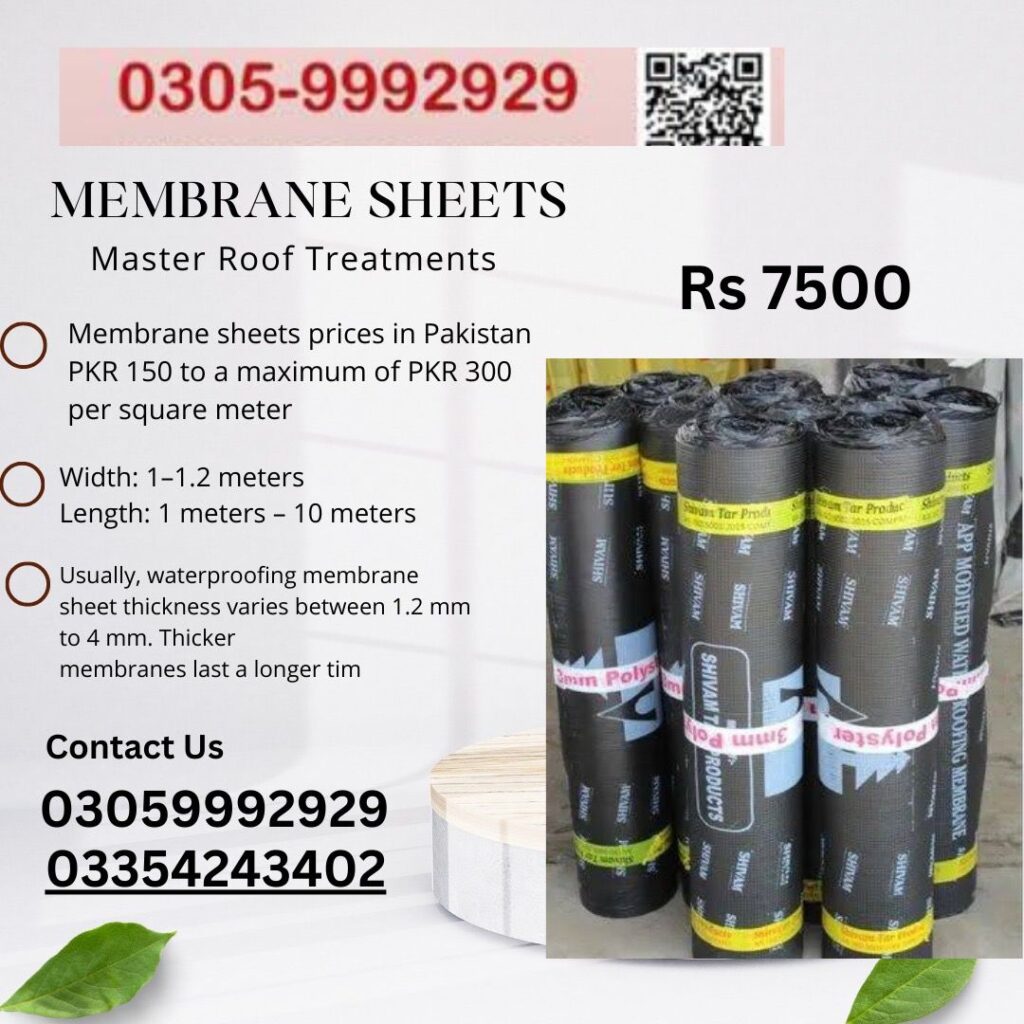 Waterproofing Membrane Sheet Rolls in Quetta